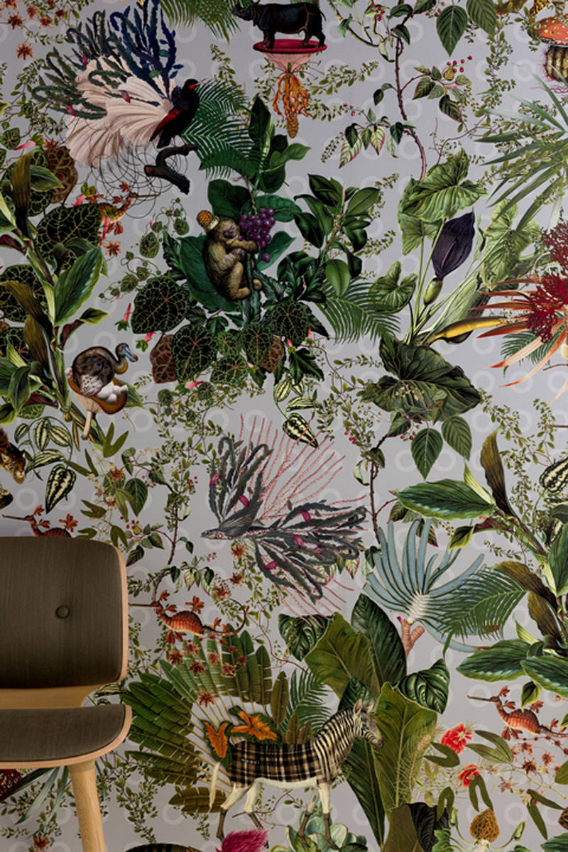 Mooooi Wallcovering Extinct Animal at Tonsor